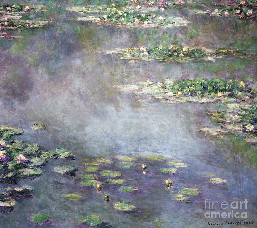 Nympheas Painting by Claude Monet