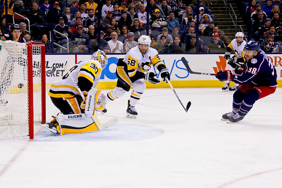 Pittsburgh Penguins v Columbus Blue Jackets #21 Photograph by Kirk Irwin