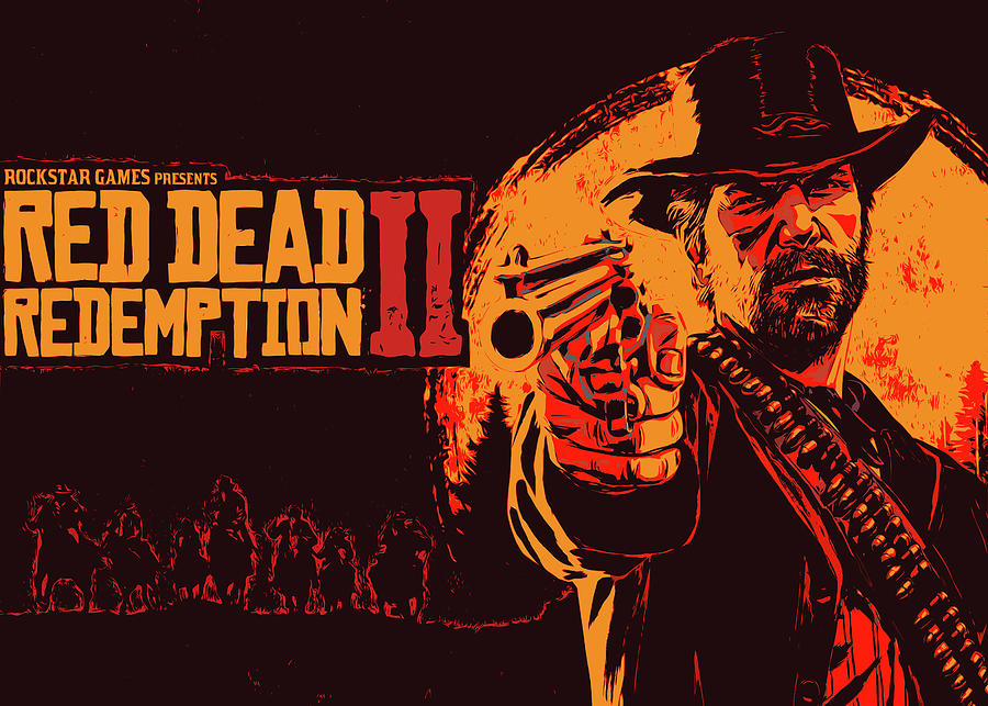 Red Dead Redemption Digital Art by Smith John