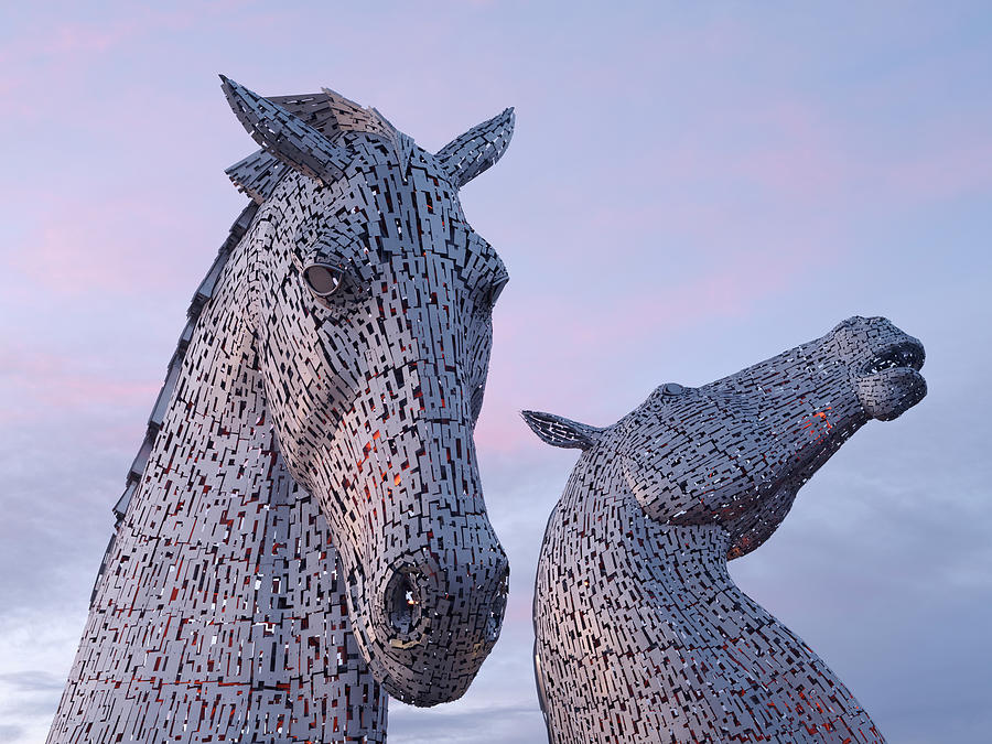 The Kelpies #21 Photograph by Stephen Taylor