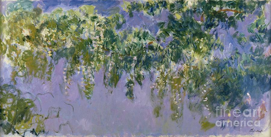 Claude Monet Painting - Wisteria #21 by Claude Monet