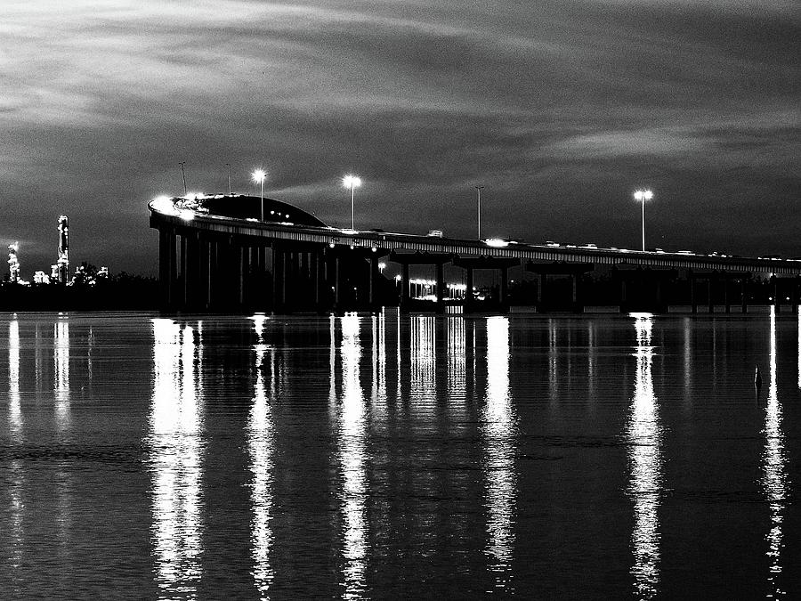 210 Bridge Black and White Photograph by Jerry Connally