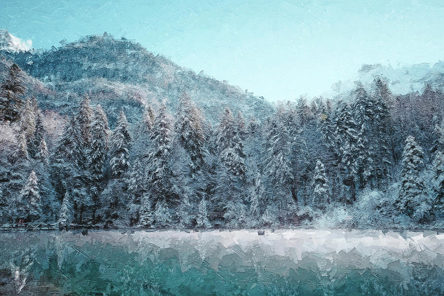 Winter Story #214 Digital Art by TintoDesigns