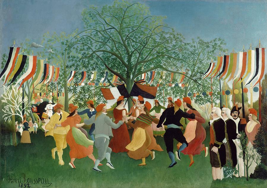 Figurative Painting - A Centennial of Independence #22 by Henri Rousseau