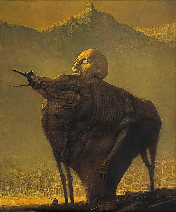 Beksinski Digital Art by Hamza Hamim | Fine Art America