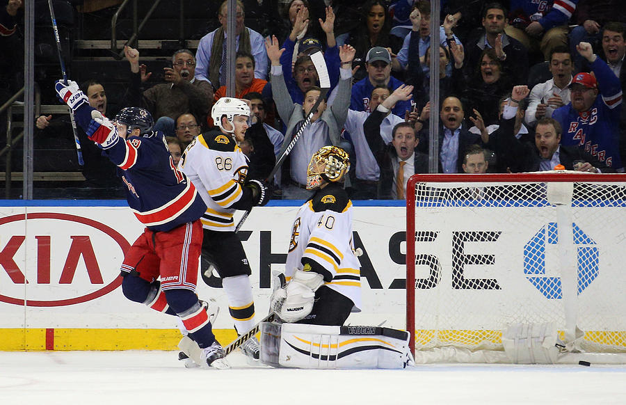 Boston Bruins v New York Rangers #22 Photograph by Bruce Bennett