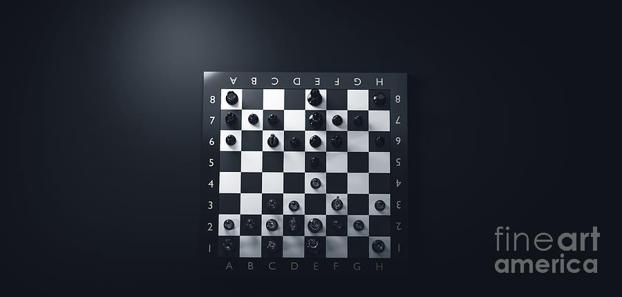 Chess Game. Strategic Desicion Making. Plan And Competition Photograph