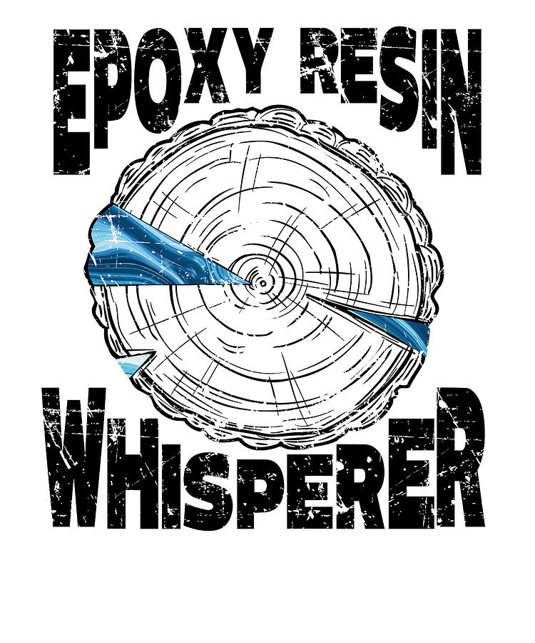 Epoxy Resin Digital Art - Epoxy Resin Whisperer River Table Art #22 by Toms Tee Store