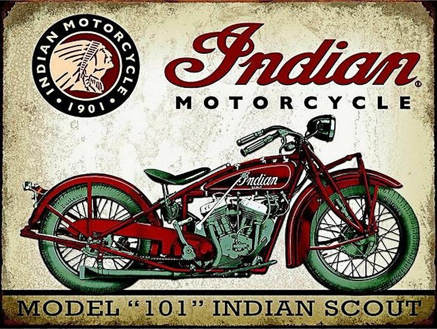 Indian Motorcycle Art Photograph by Jason Cobb | Pixels