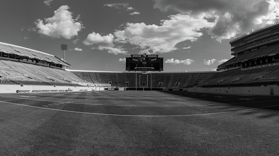Inside Spartan Stadium on the campus of Michigan State University in East Lansing Michigan #22 Photograph by Eldon McGraw