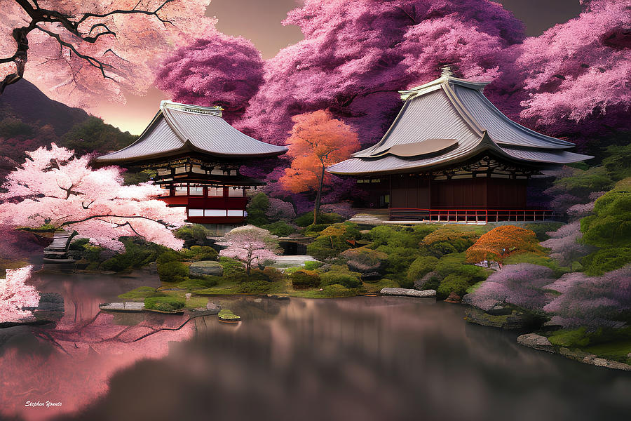 Japanese Serenity Digital Art by Stephen Younts - Fine Art America