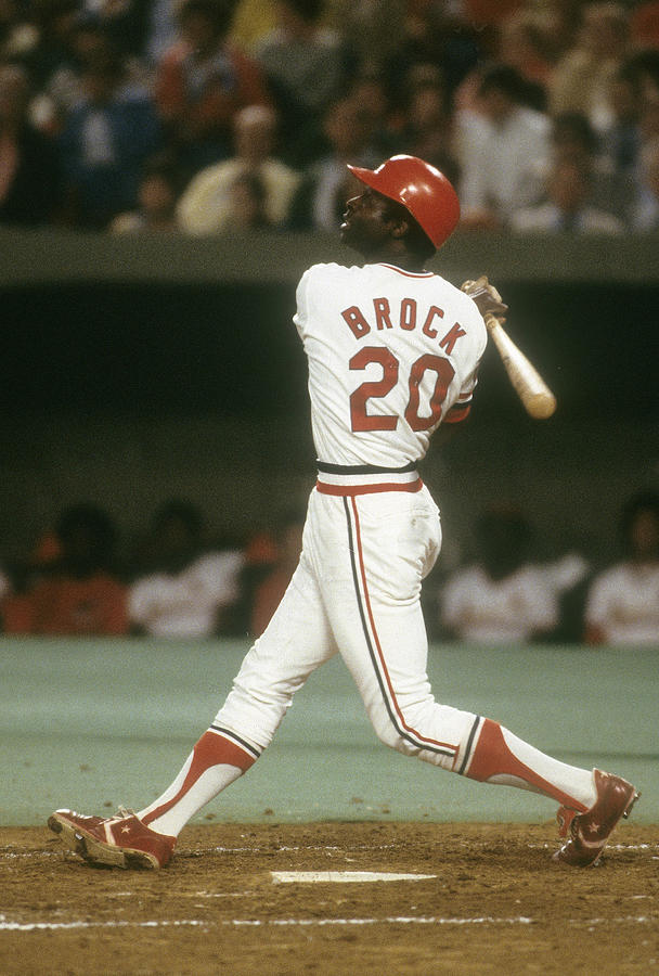 Lou Brock #22 Photograph by Focus On Sport