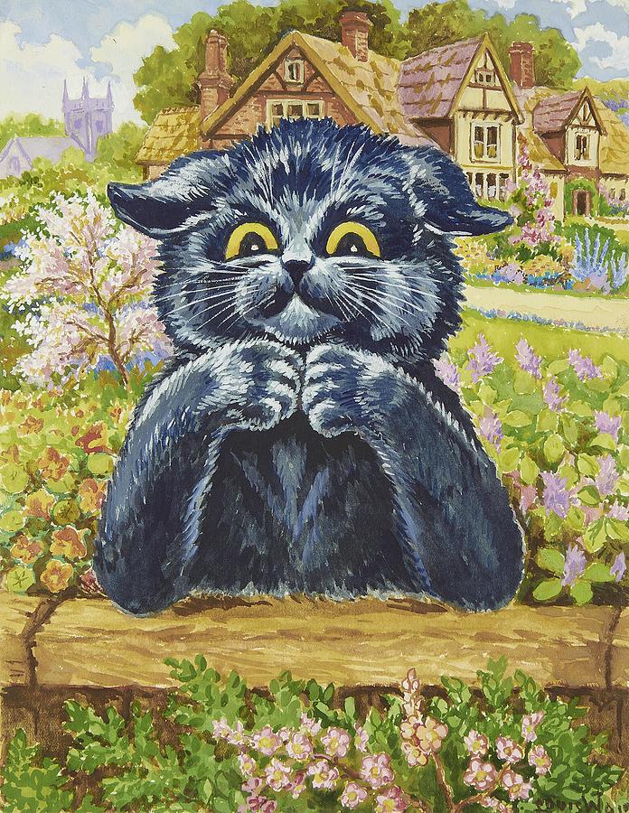 Louis Wain Painting By Khalid Khatibi Pixels   22 Louis Wain Khalid Khatibi 