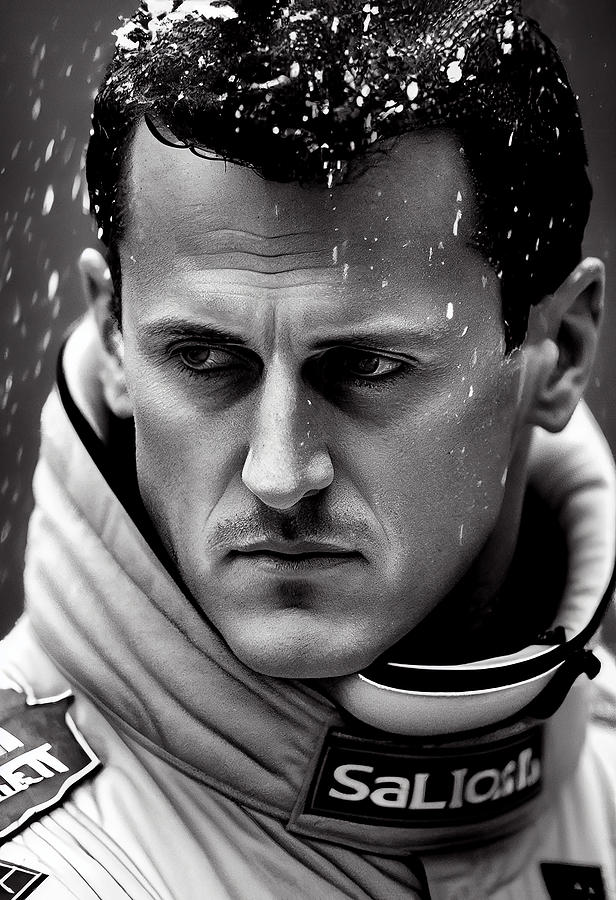 Michael Schumacher #22 Mixed Media by Tim Hill - Pixels