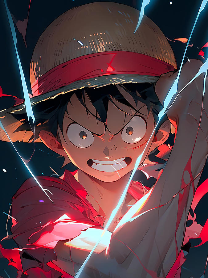 Luffy fanart by me (digital) : r/OnePiece