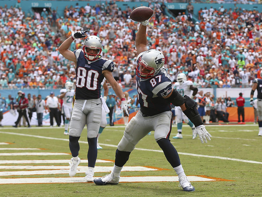 New England Patriots v Miami Dolphins #22 Photograph by Mike Ehrmann