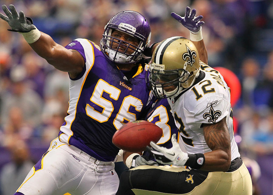 New Orleans Saints v Minnesota Vikings #22 Photograph by Adam Bettcher