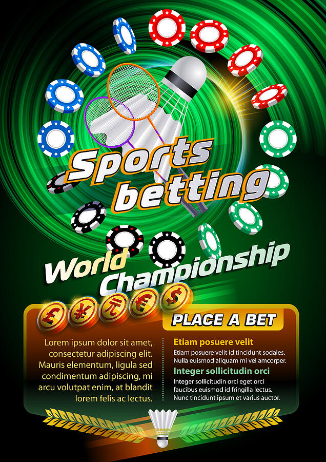 Sports betting badminton #22 Drawing by Derrrek