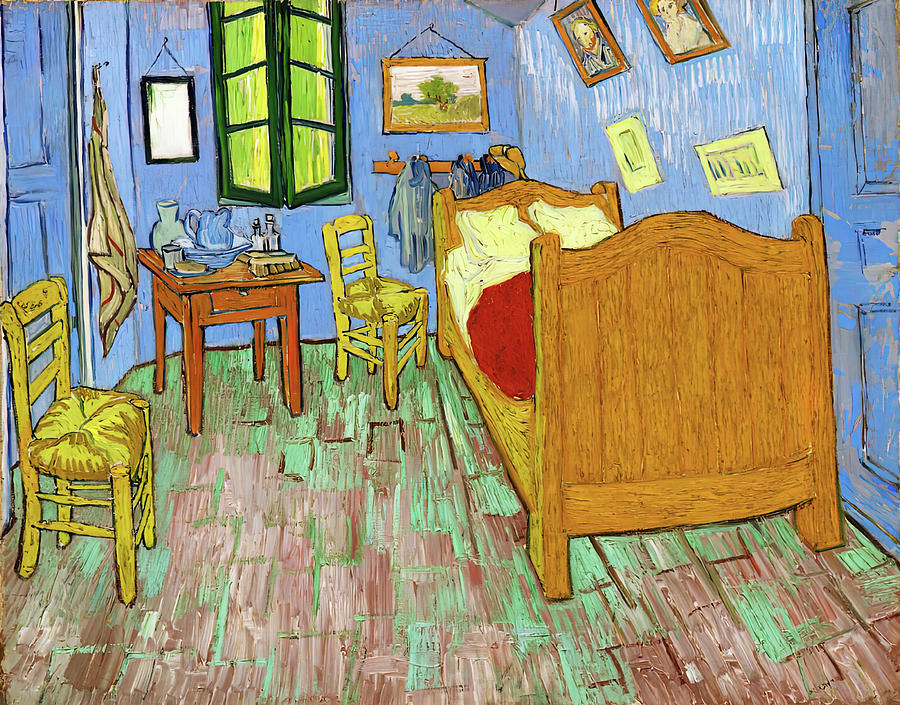 Vincent Van Gogh Painting - The Bedroom #22 by Vincent Van Gogh