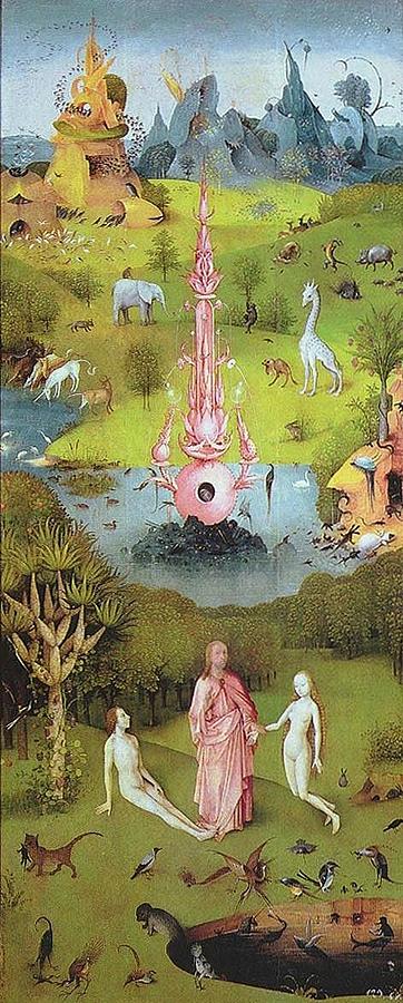The Garden of Earthly Delights  #5 Painting by Hieronymus Bosch