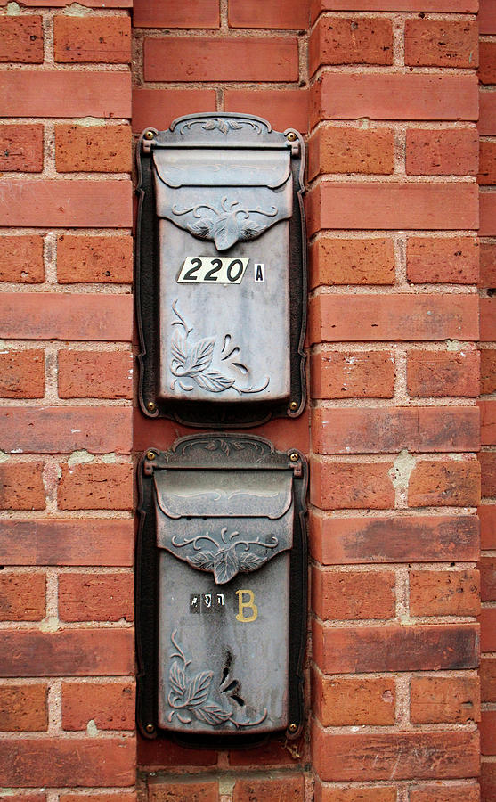 220 Vintage Mailboxes  Photograph by Cynthia Guinn