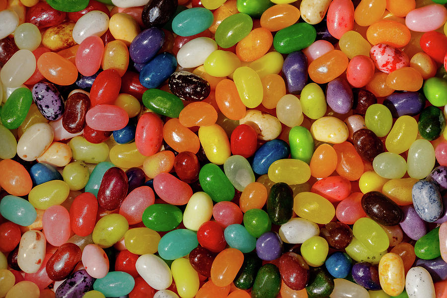 Jelly Beans wide view Photograph by Peter Pauer