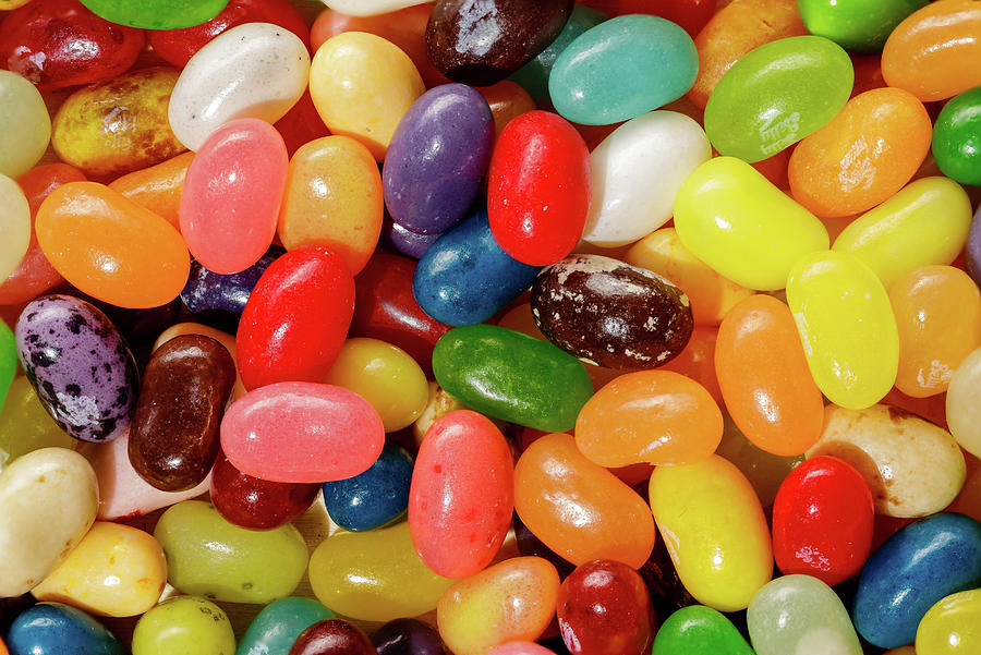 Jelly Beans closeup Photograph by Peter Pauer