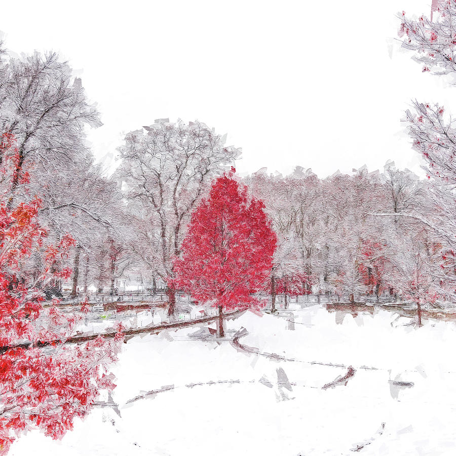 Winter Story #227 Digital Art by TintoDesigns