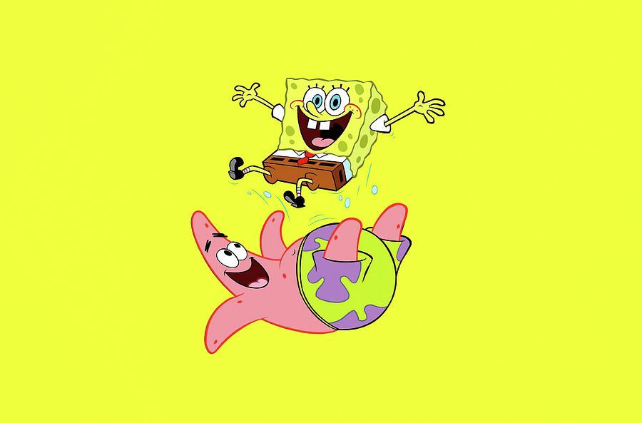 Adventures Spongebob's Digital Art by Mike Silvermann - Fine Art America