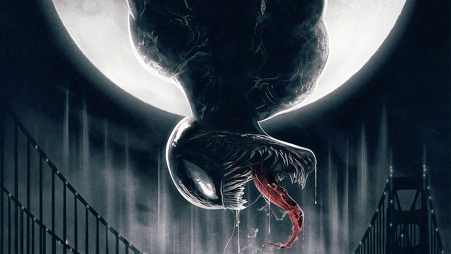 Black Symbiote Painting by Britt McMorran - Pixels