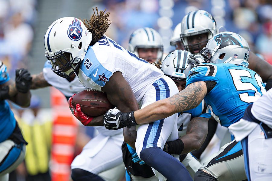 Carolina Panthers v Tennessee Titans #23 Photograph by Wesley Hitt