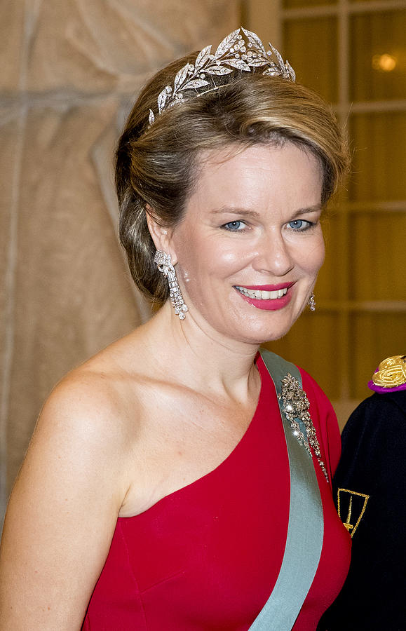 Crown Prince Frederik of Denmark Holds Gala Banquet At Christiansborg Palace #23 Photograph by Patrick van Katwijk