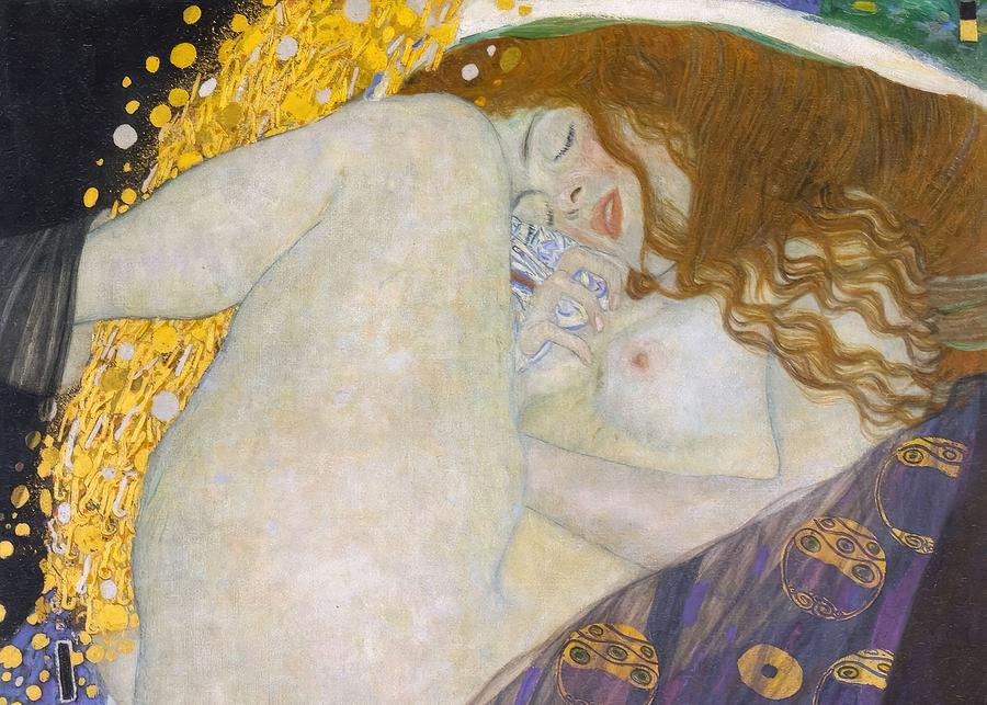 Gustav Klimt Painting - Danae #13 by Gustav Klimt