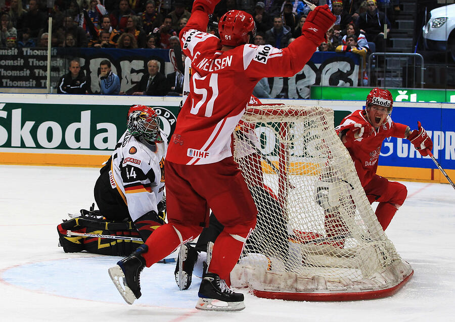 Denmark v Germany - 2010 IIHF World Championship #23 Photograph by Martin Rose Denmark v Germany - 2010 IIHF World Championship #23 Photograph by Martin Rose