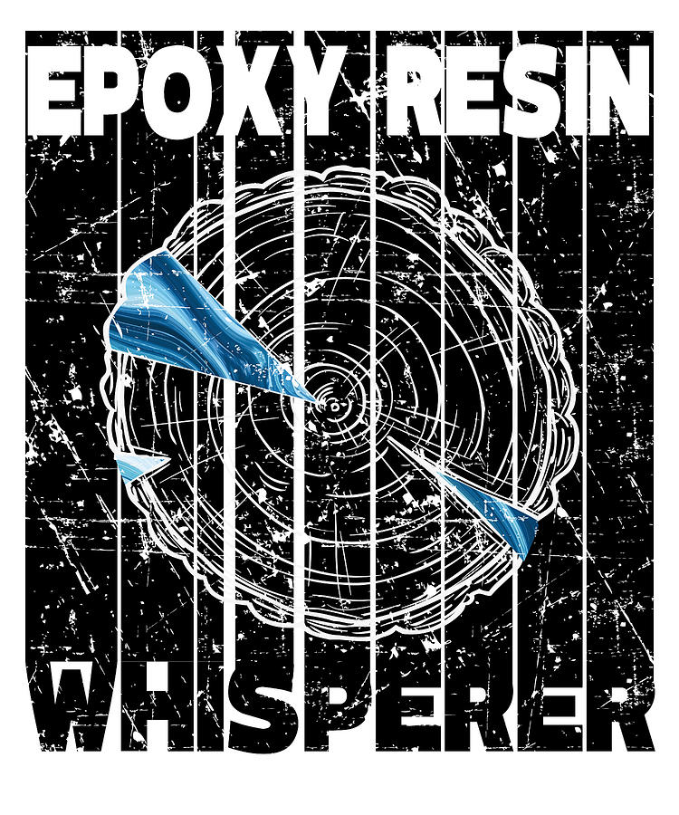 Epoxy Resin Digital Art - Epoxy Resin Whisperer River Table Art #23 by Toms Tee Store