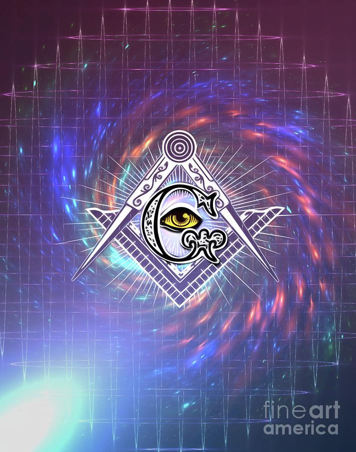 Freemason Symbolism #23 Digital Art by Esoterica Art Agency