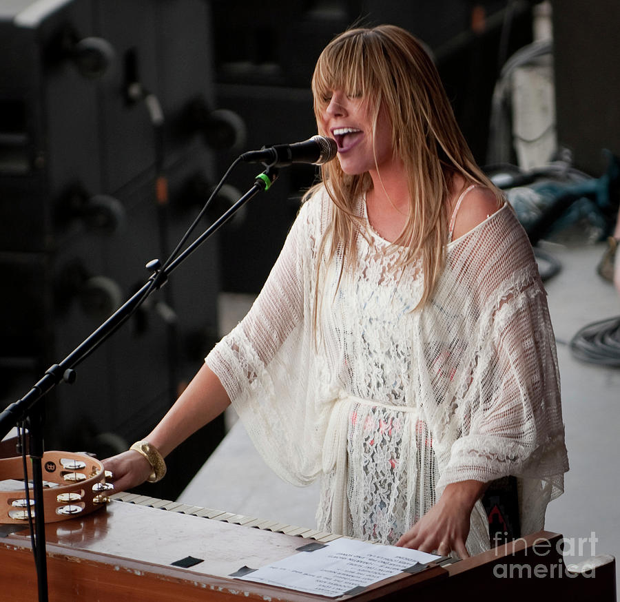 Grace Potter and the Nocturnals at Bonnaroo 2011 #24 Photograph by David Oppenheimer
