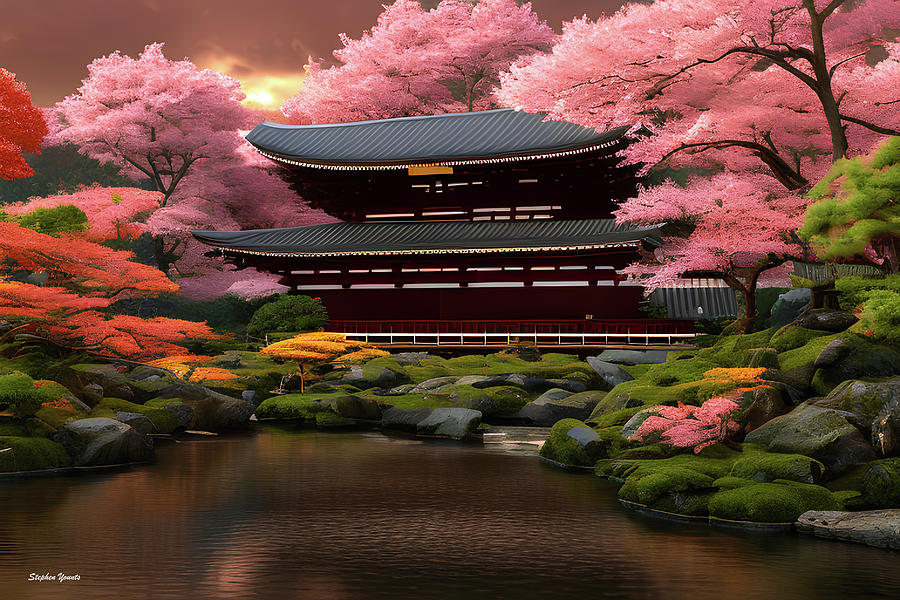 Japanese Serenity Digital Art by Stephen Younts - Fine Art America