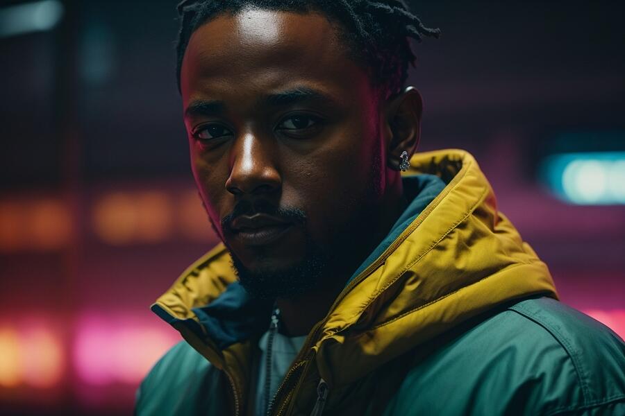 Kendrick Lamar Digital Art - Kendrick Lamar #23 by Amsterdam Funderburke