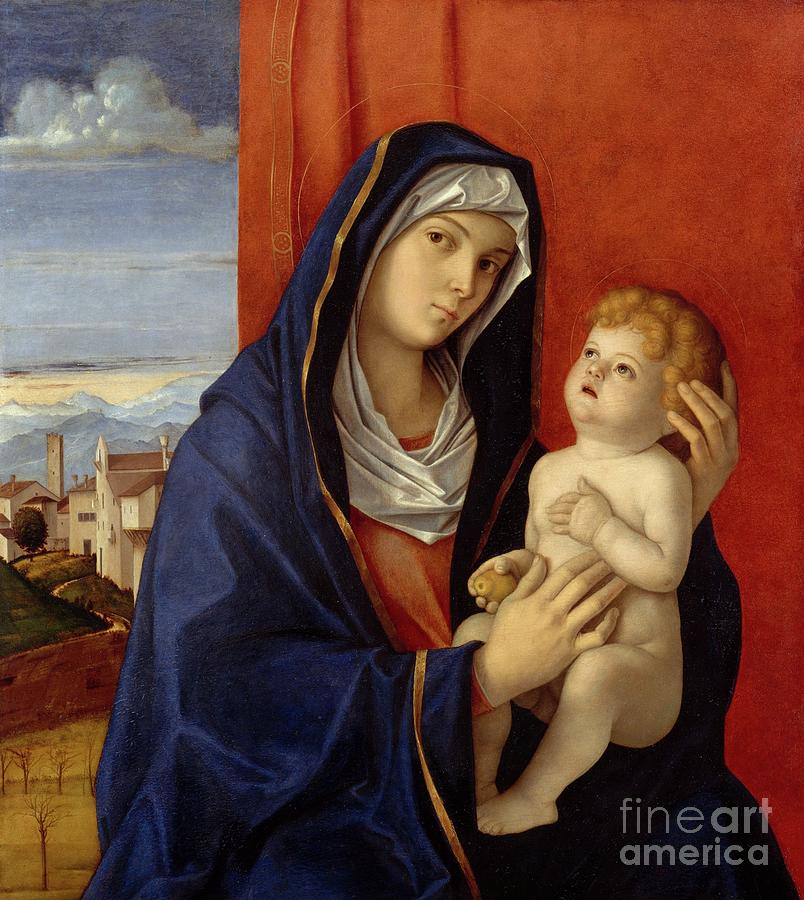 Madonna Photograph - Madonna and Child #23 by Giovanni Bellini