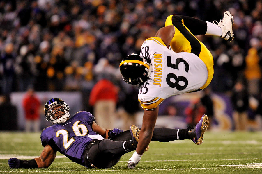 Pittsburgh Steelers v Baltimore Ravens #23 Photograph by Larry French
