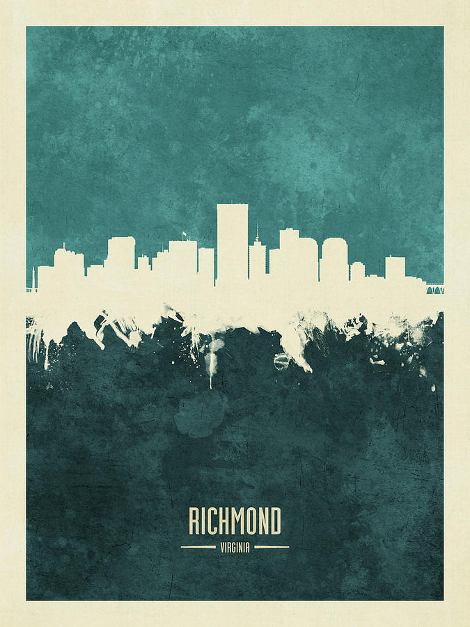 Richmond Virginia Skyline #23 Photograph by Michael Tompsett