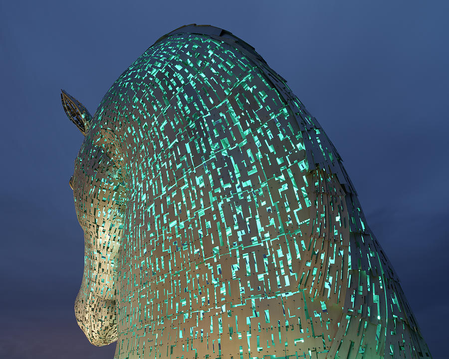 The Kelpies #23 Photograph by Stephen Taylor