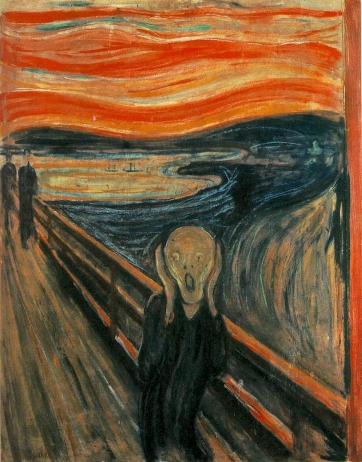 Impressionism Digital Art - The Scream #23 by Edvard Munch