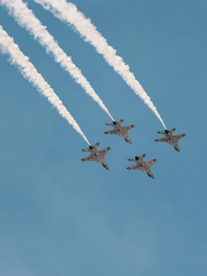 The U.S.A.F. Thunderbirds #23 Photograph by Ron Dubin