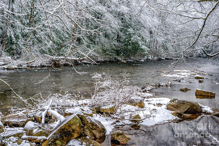 Winter along Cranberry River #23 Photograph by Thomas R Fletcher