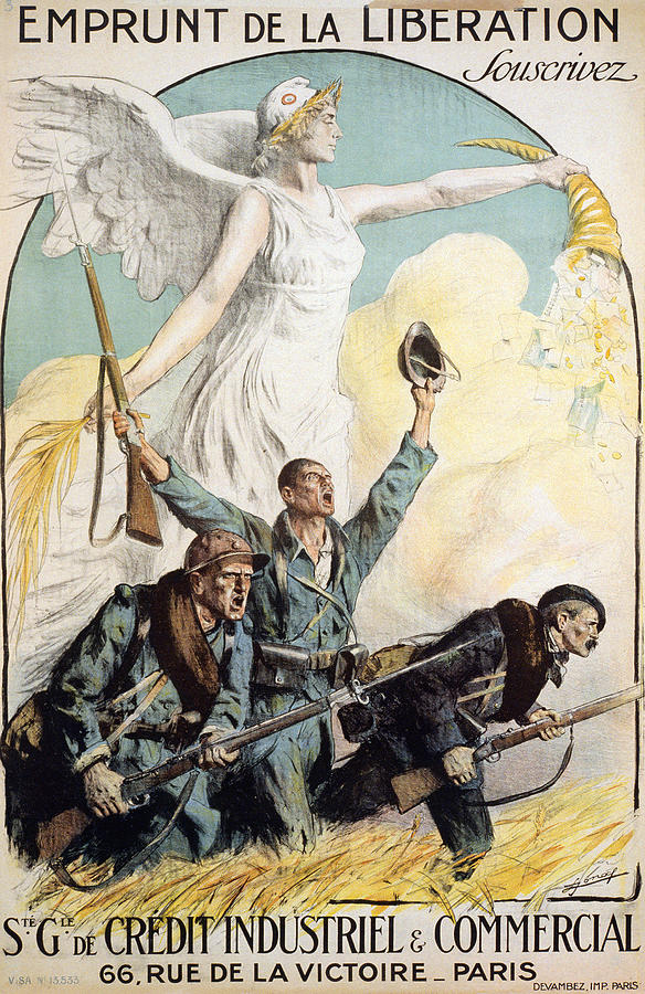 World War I French Poster #23 Painting by Granger