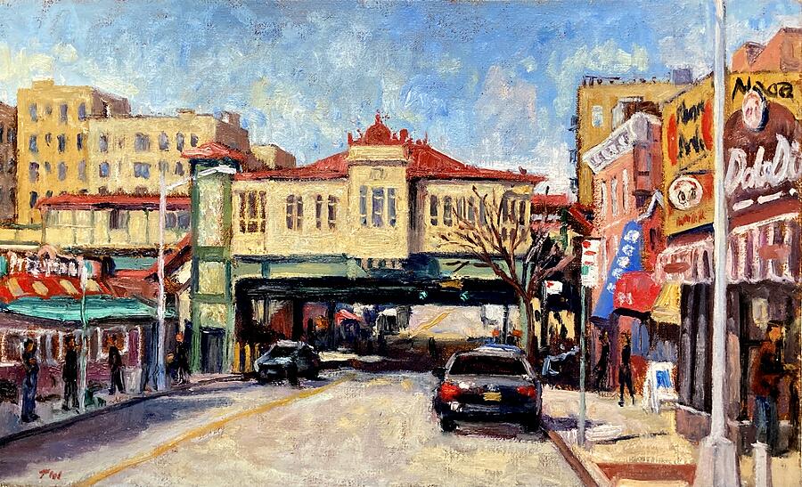Thor Painting - 231st Street Afternoon Sunlight/Bronx Landscape by Thor Wickstrom