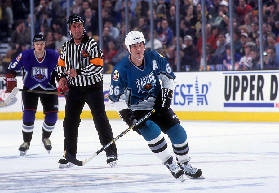 1996 46th NHL All-Star Game: Western Conference v Eastern Conference #24 Photograph by B Bennett