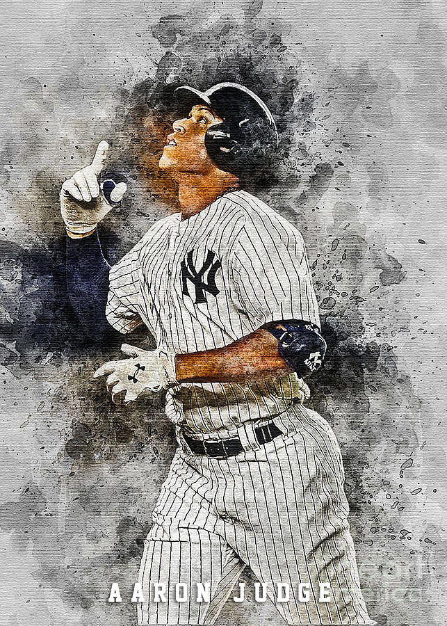 Aaron Judge Painting by Denise Izatt | Fine Art America